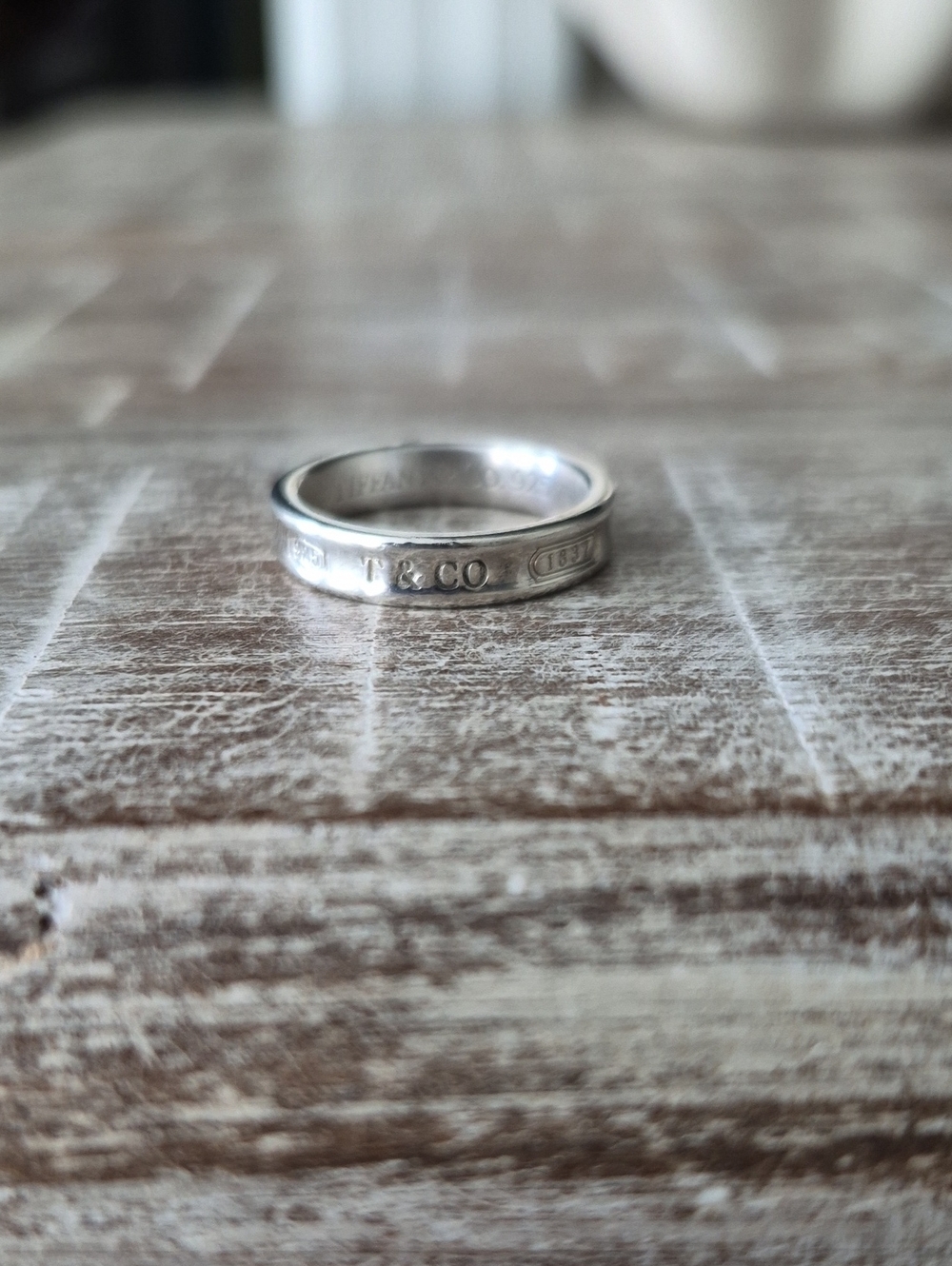 Tiffany & Co 1837 Narrow Band Ring